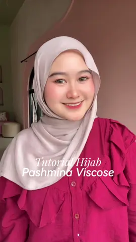 Tutorial simple pakai pashmina viscose 😍✨ #hijab #hijabtutorial #lindahijab 