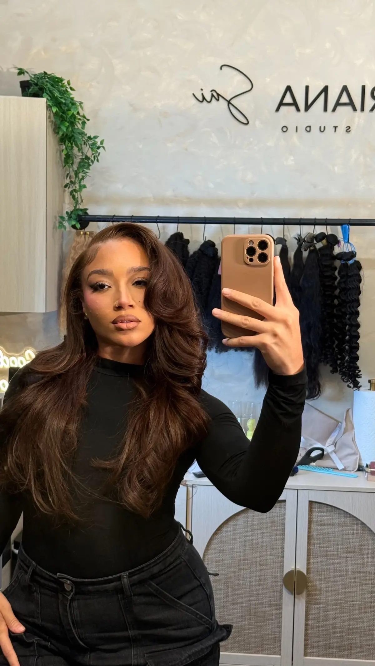 The exact color I wanted just for the fall and honestly, I may never go back.  If you’re in NYC, you definitely need to go book @Briana Sai Collection  #hairtok #fallhair #fyp 