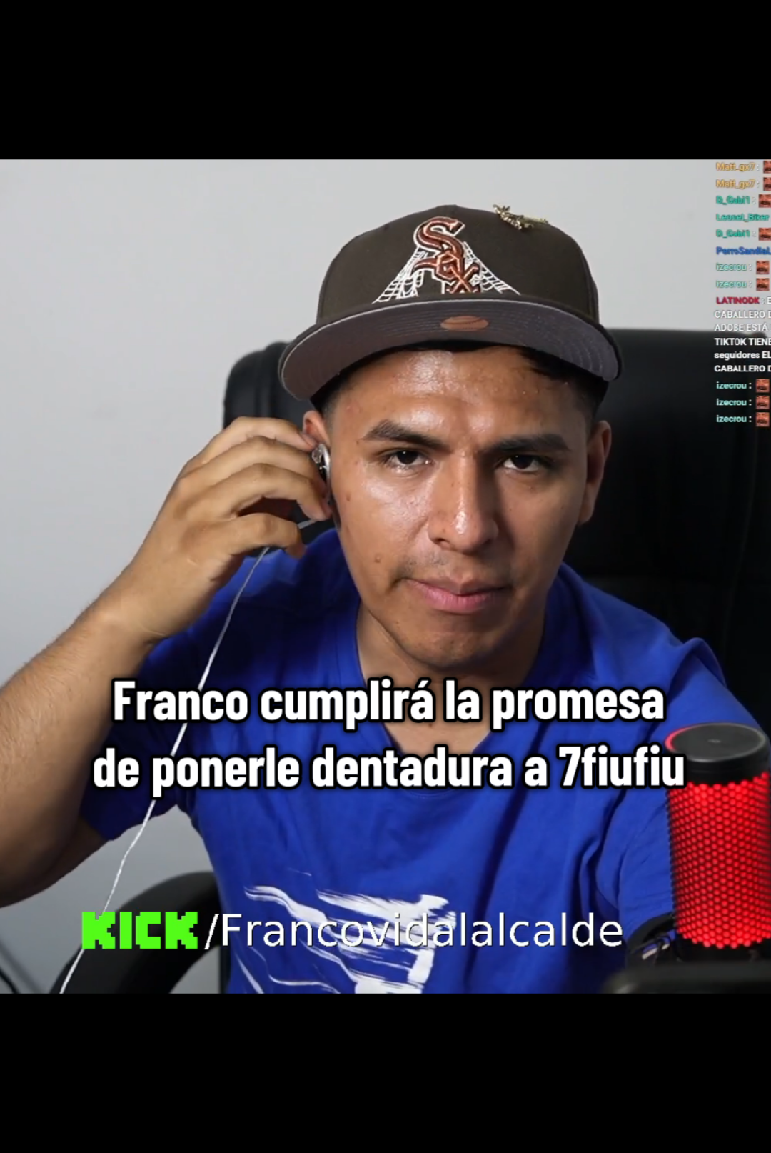 Franco cumplirá la promesa de ponerle dentadura a 7fiufiu #francovidalalcalde #atevitarte #7vipfiufiu #kickperu💚 