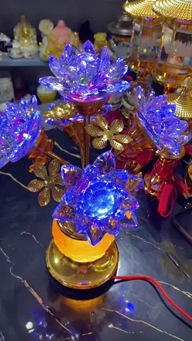 Đèn 5 bông pha lê#dentho #dothogiasi1 #xhuongtiktok 