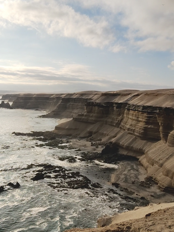 Atardecer en Sendero de Humboldt y Borde Costero Norte de La Portada en Ciudad  de Antofagasta, Chile.🌊✨🌤️ #mar #desert #paisaje #fy #sunset 