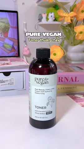 Em toner ngon-bổ-rẻ của nhà Pure Vegan nè, dùng mê mà zá hssv lắm í #purevegan #toner #tonerthuanchay #tonerrauma #tonerpurevegan 