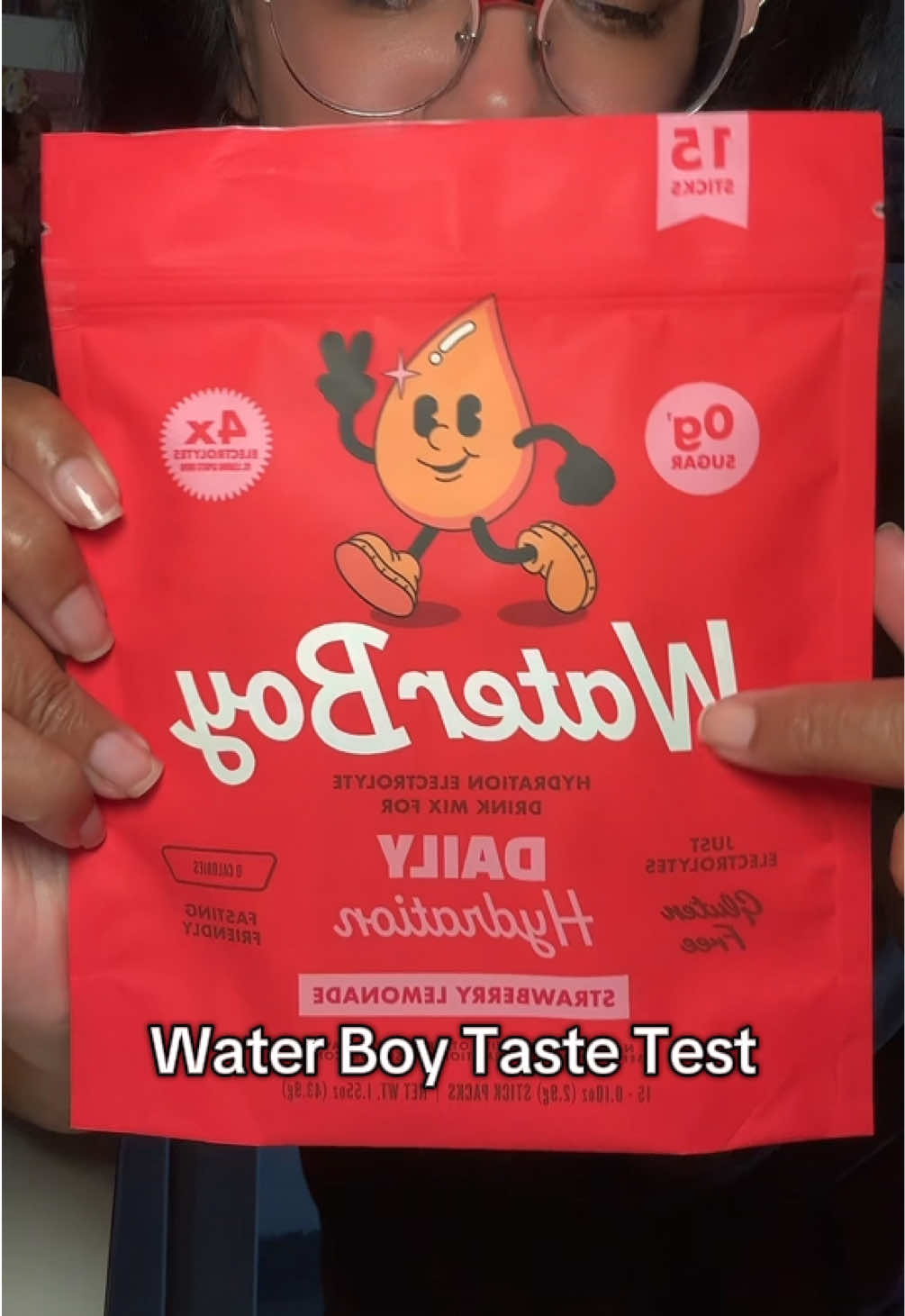 Water Boy Taste Test #waterboyhydration #hydrationsticks #electrolytes 