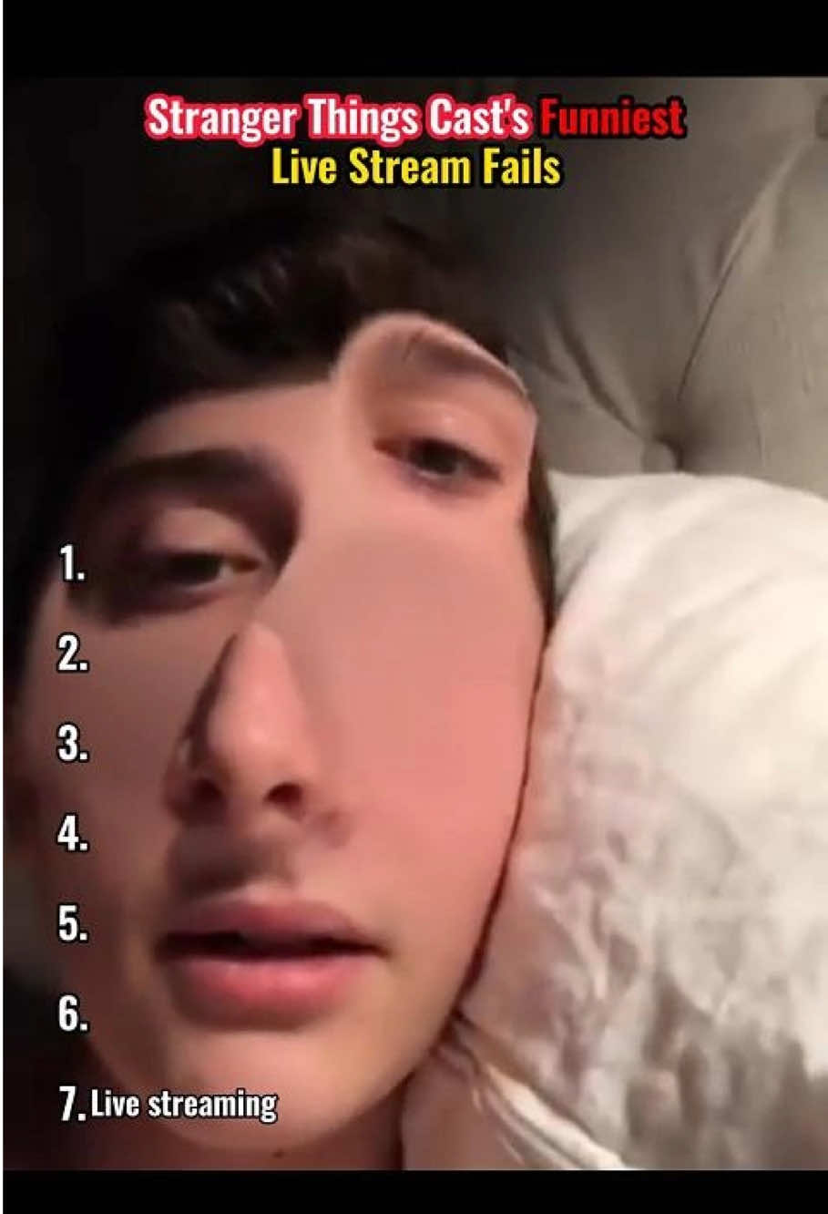 Stranger Things Cast's Funniest Live Stream Fails. #StrangerThingsSeason5 #MillieBobbyBrown #DavidHarbour #WorkplaceBullying #fyp