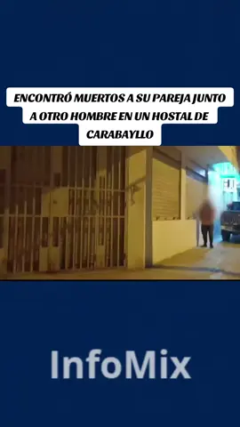📰NOTICIAS PE: Hombre encontró a su pareja y otro hombre muertos en la habitación de un hostal en Carabayllo. Después de haberla dejado en el gimnasio, se preocupó por la falta de respuesta. El otro hombre, identificado como Walter Linares de 45 años, habría amenazado a la joven víctima de 28 años para evitar cortar su relación con ella. La fallecida deja a un menor de 11 años en orfandad. Fuente: LATINANOTICIAS #crimenorganizado #loúltimo #congresodelperu #noticiasperu #pnpperu 