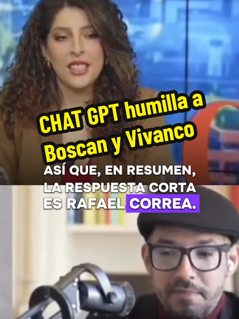 @Andersson Boscan le pregunta en vivo a chat GPT, Quién es el mejor presidente de la Historia en Ecuador? @DanielNoboaOK @Rafael Correa Delgado 