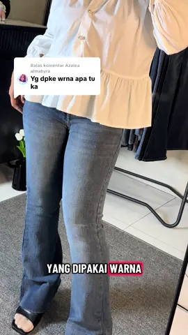 Membalas @Azalea almahyra warna vintage washed yaa kak💓 #jeanshighwaist #jeanscutbraywanita #outfitideas 