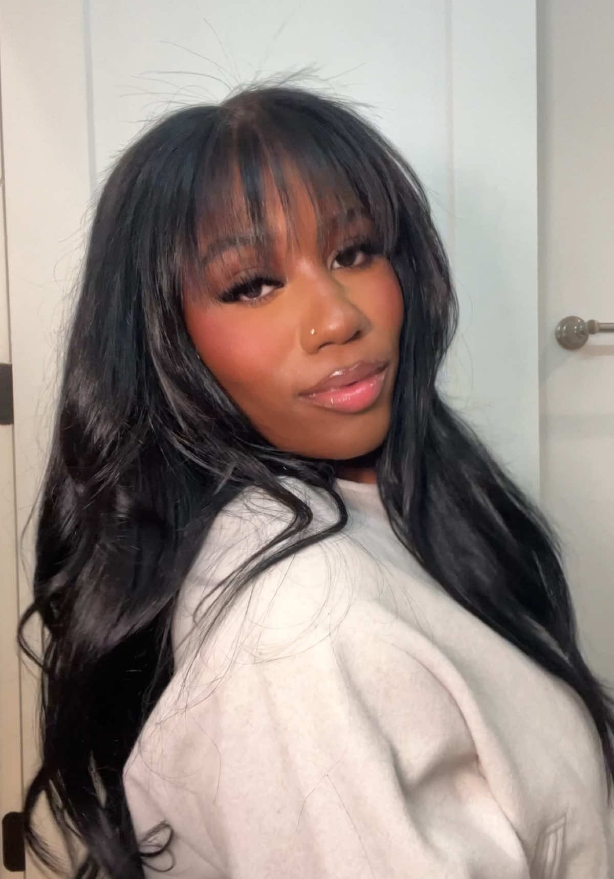 Say hi to the bangs 🥰 I’m feeling like Nickiii (by @Blessica🎀) 