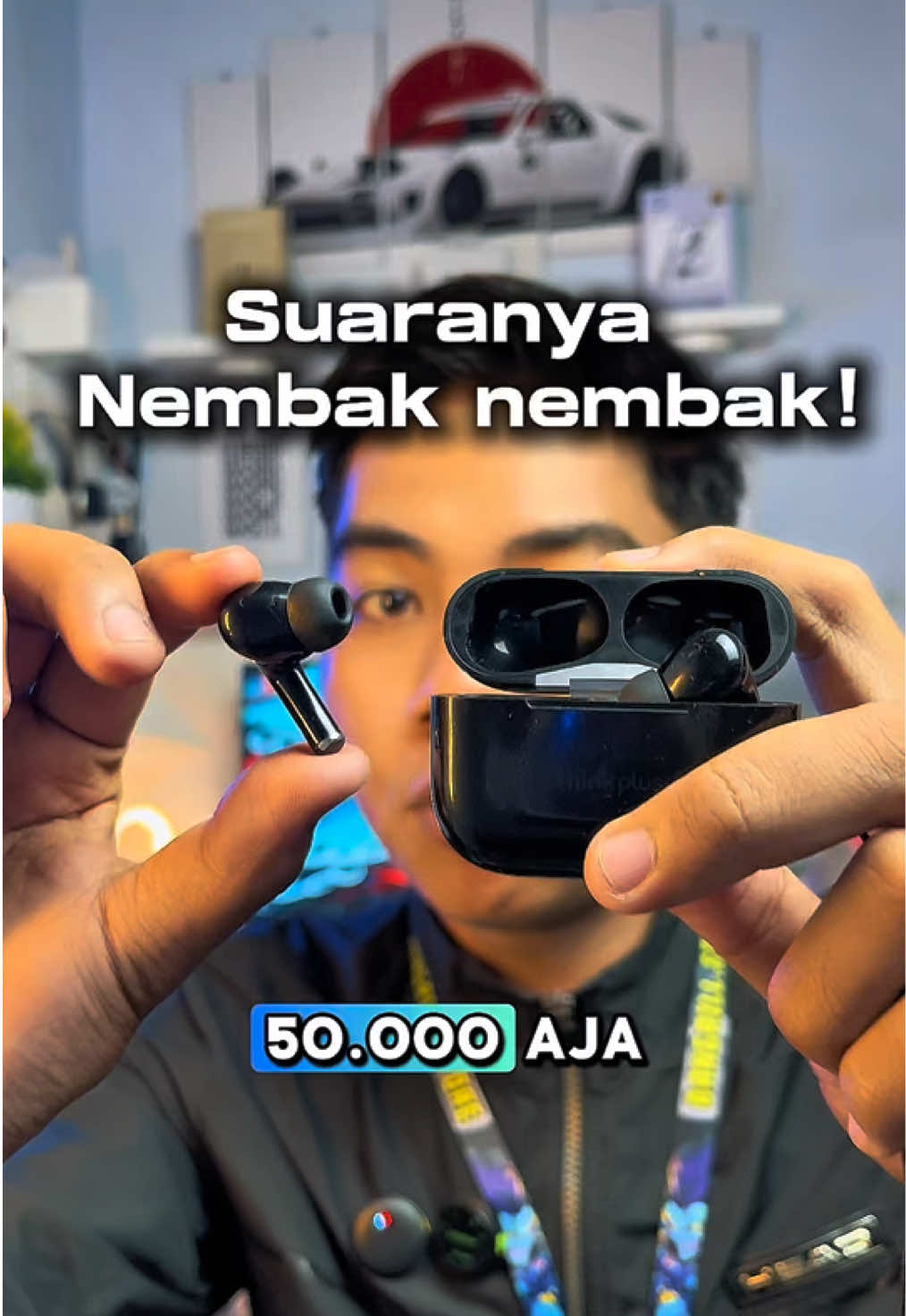 Gilak suaranya nembak nembak guys, wajib punya sih kalian cek deh produknya di kiri bawah. #twsthinkplus #thinkpluslenovo #twsbluetooth #twsiphone 