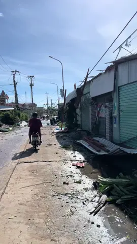Hậu quả cơn bão số 13 Kalmaegi #kalmaegi sáng 7/11 thị xã sông cầu phú yên cũ