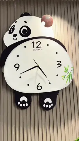 Đồng hồ gấu trúc con lắm cực dễ thương #giadungthongminh #thietbigiadinh #dodungtienich 