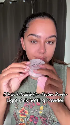 L’Oréal Infallible Blur-Fection Powder #pinksettingpowder #lorealinfallible #settingpowder 