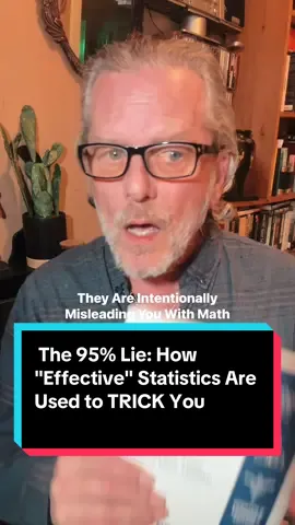 If you don't know the difference between Absolute Risk and Relative Risk, you are operating at a massive disadvantage. This clip breaks down how they hide the real-world odds (absolute risk) behind a huge, scary, or impressive-sounding percentage (relative risk). Never fall for a headline again! #statistics #truth #healthcare #math #headlines 