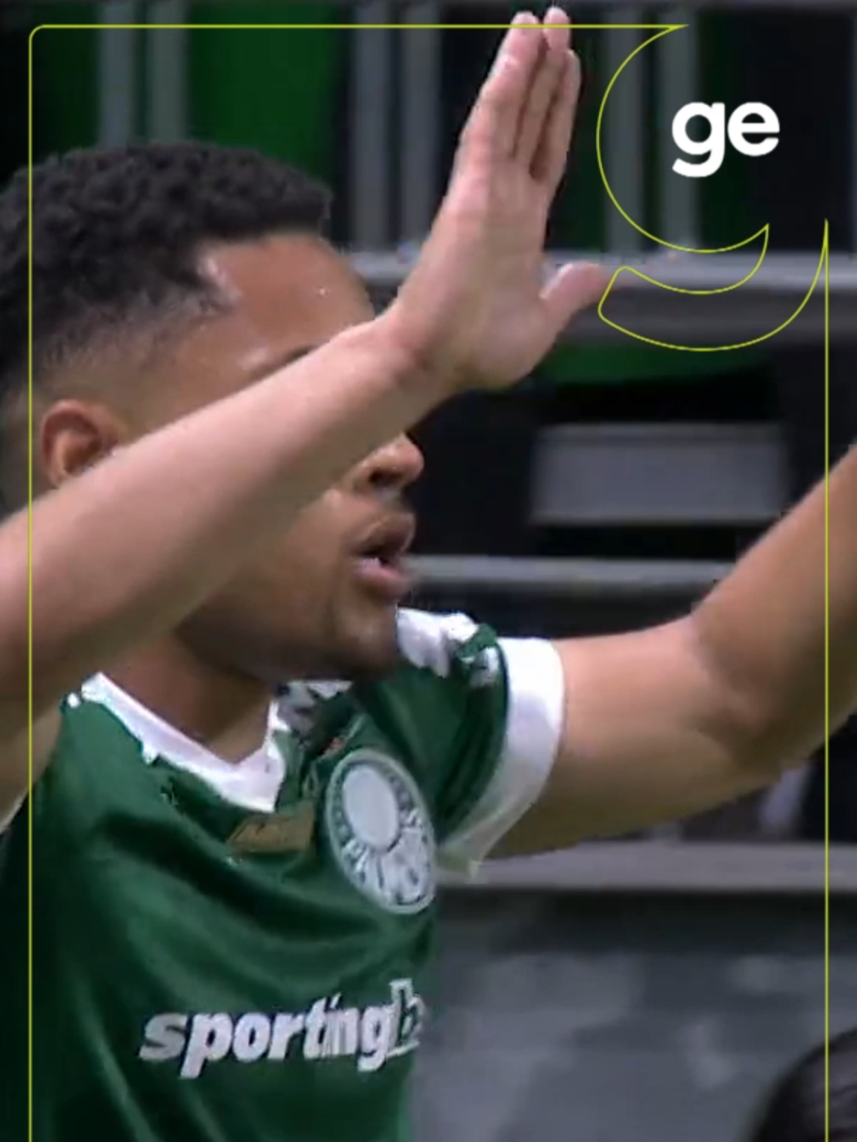 Golaço do Palmeiras! Vitor Roque cava na saída do goleiro Brazão e faz 2 a 0 diante do Santos! #futebol #palmeiras #santos #brasileirao #tiktokesportes