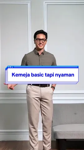 Kemeja yang gak neko-neko deh nyamannya 🤓 #Smith #kemejaformal #kemejapria #kemejacowok #kemejakerja 