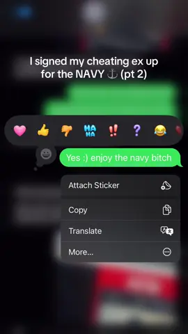 If anybody’s selling something and wants his email address lmk 😉 #cheater #exposed #revenge #navy #oops 