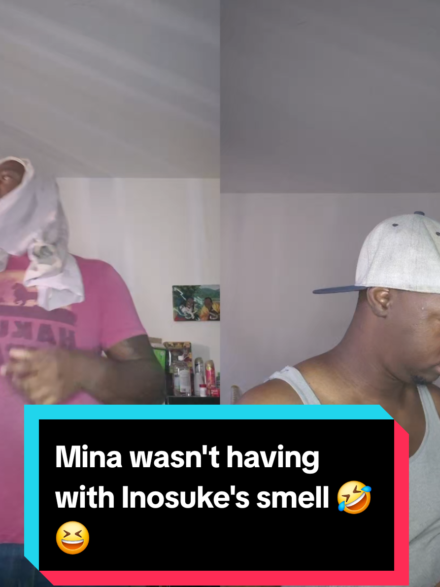 #duet with @LT Brown  Inosuke haven't shower in months but nobody dare to tell him to take a bath cause he is hard to deal with but Mina on the other hand isn't afraid to tell him to get out and take a bath 🤣😆........#fyp #ltbrown1 #viral #animecrossover 