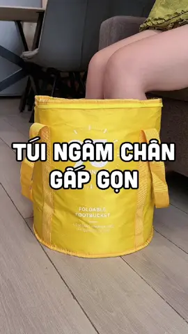 Túi ngâm chân gấp gọn giữ nhiệt 