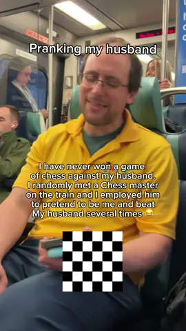 UPDATE: Matan made a tiktok! @NSCF is their chess foundation if you want to follow and support our guy as he cosches kids in chess! His students have won nationals! Tiktok lets support this guy and his mission  🩷 Pranking my husband with a chess master 😂 MATAN YOU ABSOLUTE LEGEND!! I met Matan on the train and found out he was a Chess master. I called my husband to challenge him to a match while I was on the train… except it wasnt me playing. It was Matan 😂 he got killed twice before we hit Grand Central lmao. ALSO! Matan runs a non-profit that educates kids about Chess in schools!! He’s absolutely the coolest person on earth. Check out the National Scholastic Chess Foundation to get to know his work!#chess #chesstok #chessmaster #chesstournament #chessgame @CHESS the Musical #chessbroadway #chessmusical #prank #prankvideo #husbandwife #prankwar #nscf 