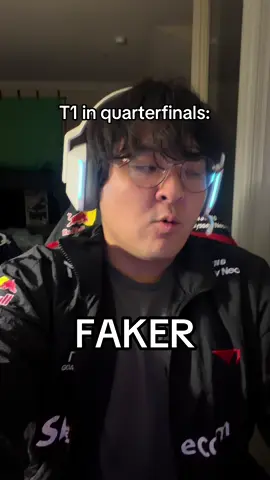 LMAO CAN YOU IMAGINE FIRST TIMING A CHAMP WHEN YOUR TOURNAMENT LIVES ARE ON THE LINE 😭😭 #t1 #t1lol #t1faker #leagueoflegends #fyp 