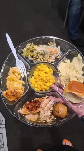 Life Hack Thanksgiving Plate 🍽️  #thanksgiving #plate #LifeHack #funny #fyp 