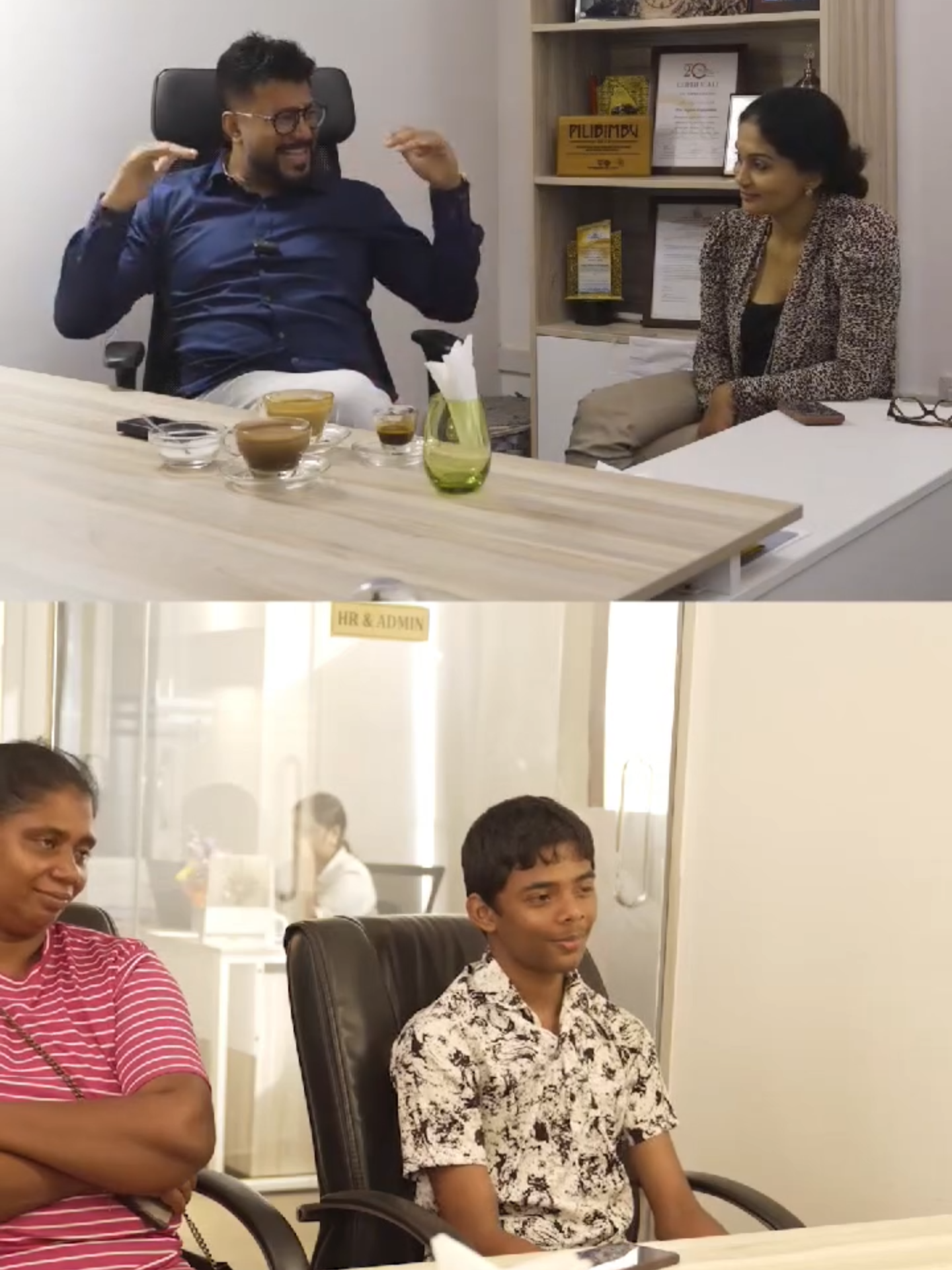 මම දැක්කා සමාජ මාධ්‍යයේ, මේ දරුවා ගැන නොයෙක් දෙනෙක්, කතා ගොඩක් කියල තිබුණා. ඒත් මම විශ්වාස කරනවා, ඒ දරුවත් එක්ක වෙලාව අරගෙන, එයාගේ මට්ටමෙන් කතාබහ කරලා, එයාව කවුරුත් තේරුම් අරගෙන නැහැ කියලා.. භාෂාවේ ප්‍රශ්නෙ ඒකට හේතුවක් වෙන්න ඇති.  අපි ඉංග්‍රීසියෙන් කතා කරා. එයා ආස කරන Astronomy, Physics, Religion, Philosophy, Bible, God, Buddhism.. මේ හැමදේම ගැන පොඩ්ඩ පොඩ්ඩ කතා කරා. ඒ සම්බන්ධව දරුවාගේ දැනුම මම අධ්‍යනය කරා. හොඳ දැනුමක් තියෙන බව මට වැටහුනා. සමහර දේවල් ගැන පොඩි පොඩි misunderstandings තිබුණා. ඒවත් මම නිවැරදි කරලා දුන්නා.  මේ දරුවට කිසිම ලෙඩක් නෑ!  තාක්ෂණය තුළින්, ලෝකයක් දැකලා, එයා ආස කරන දේවල් එයා ළඟා කරගෙන, ඒවාපුරුදු වෙලා, එයාම හදාගෙන. එයා කියන විදිහට සිංහල අමතක වුනා නෙමෙයි, යම් තැනකට පස්සේ එයාගේ ඉංග්‍රීසි develop කරාට සිංහල development එක එතනම නතර උනාලු.  ඒ කෙසේ වෙතත්, තමන්ගේ උත්සාහයෙන් භාෂාවක් මේ තරම් අපූරුවට ලියන්න, කියවන්න වගේම, තමන් කැමති කරන accent එකෙන් කතා කරන්නත් පුරුදු වෙන එක විශිෂ්ට දක්ෂතාවයක්. එහෙම ආසාවක් සහ දක්ෂතාවයක් තියෙන දරුවන්ට අපි උදව් කර යුතුයි.  මම මේ පුතාට පැහැදිලි කරපු දෙයක් තමයි , එයා ආස විෂයයන් විතරක් ඉගෙනගෙන බැහැ කියලා. ජීවිතේට අවශ්‍යය තවත් විෂයයන් තියෙනවා. Maths එක උදාහරණයක්. ඒ subject එක මට නැතිවුනා නම් අද මමත් මෙතන නෑ. ඒ දේවල්වල වැදගත්කම මම පැහැදිලි කරා. ඉංග්‍රීසියෙන් ඒ ඕන දෙයක් ඉගෙන ගන්න ලෑස්ති බව, එයා මට පොරොන්දු වුණා. එම අවස්ථාව එයාට හදලා දෙන්න, මමත් ඔහුට පොරොන්දු වුණා.  Sakiya මල්ලි සහ Sudaa අයිය මේ දරුවාගේ අවශ්‍යතාවය රටට ලෝකෙට පෙන්නලා ලබාදුන්න අවධානය නිසයි මමත් මේ ගැන දැනුවත් උනේ. ඒකට ඔයාලා දෙන්නටම මම ස්තූති කරනවා. එහෙනම්, මේ දක්ෂ දරුවට අවශ්‍ය පසුබිම හදන්න මම භාරගත්තා. ඒ ගැන වැඩි විස්තර මම ඉදිරියේදී ඔයාලත් එක්ක share කරන්නම්. මේ දරුවා ඉහලටම ඉගෙනගෙන ලොකු තැනකට යනකං මට පුළුවන් උපරිම දේ කරනවා ❤️🙏🏼🇱🇰