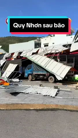 Thành phố tôi sau bão😭thiệt hại nặng nề quá… #quynhon  #bão 