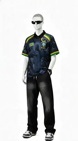 🔥 เสื้อโปโล R9 บราซิล Retro สุดเท่! ดีไซน์พิเศษลายกราฟิกเทพเจ้าแห่งความมันส์ สวมใส่สบาย ระบายอากาศได้ดี ไม่ว่าจะเชียร์บอลหรือใส่เที่ยวก็ดูดีมีสไตล์ #R9บราซิล #เสื้อบอลย้อนยุค #เสื้อโปโลวินเทจ #บราซิล #เสื้อบราซิล 