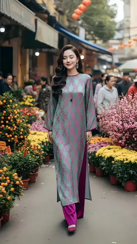 Áo dài Thọ Dơi tằm lụa #aodaicachtan #aodaicachtannu #aodai #aodaitet2026 #aodaitet 