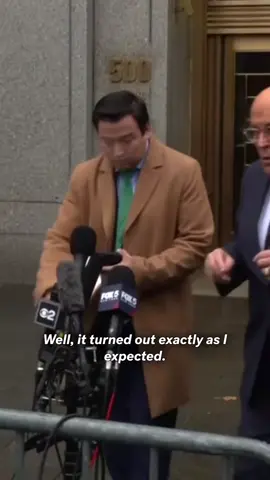 #RudyGiuliani outside of a New York courtroom said that 