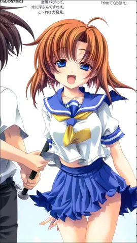 Ryūgū Rena (竜宮 レナ) is one of the main characters in the Higurashi no Naku Koro ni series who acts as the protagonist of Tsumihorobo-hen and the antagonist of Tsukioto-hen, Onikaku-hen, and Onidama-hen. Rena is a signature character as she is featured more than once during the first anime season-opening, as well as appearing on most of the album and game covers. She appears in much of Higurashi's official art and even serves as something of a mascot for 07th Expansion. #higurashi #whentheycry #renaryugu #fyp #higurashinonakukoroni 