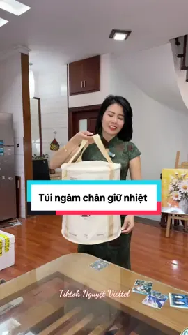 Túi ngâm chân giữ nhiệt #tiktokshop #xuhuong #nguyetviettel #tuingamchan 