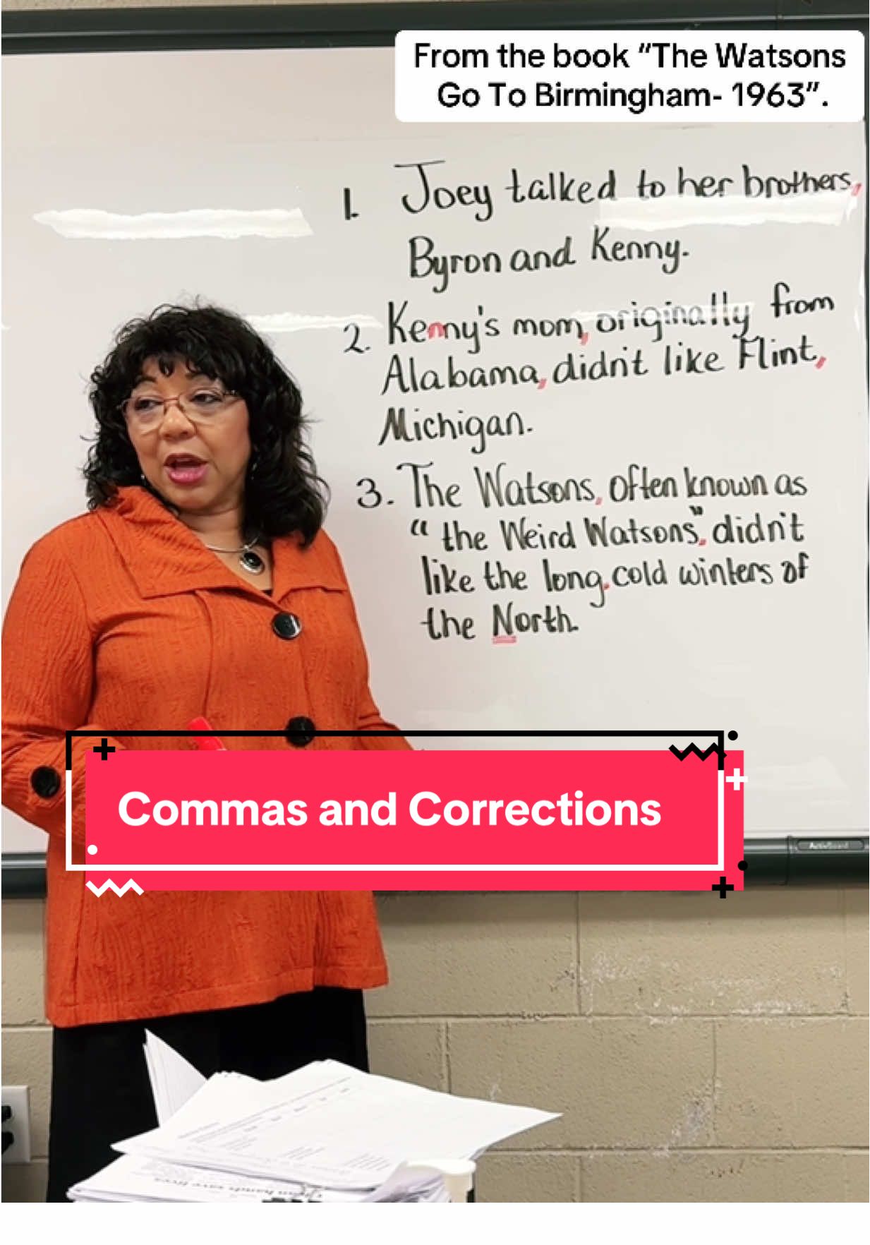 Grammar lesson - Why do commas matter?  Sometimes they change the meaning of a sentence, and other times they help your reader breathe. Today’s lesson covers four common comma uses: • Appositives (renaming a noun) • Non-essential clauses • City + State • And introductory prepositional phrases When we understand the why, we write with clarity and confidence. We learn grammar so we can use grammar — in real sentences, real essays, and real life. #commas #PunctuationRules #CommasMatter #GrammarLesson #WritingTips