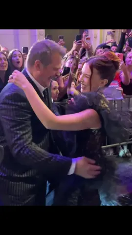 #milliebobbybrown and #davidharbour at the #strangerthings5 premiere 🫶