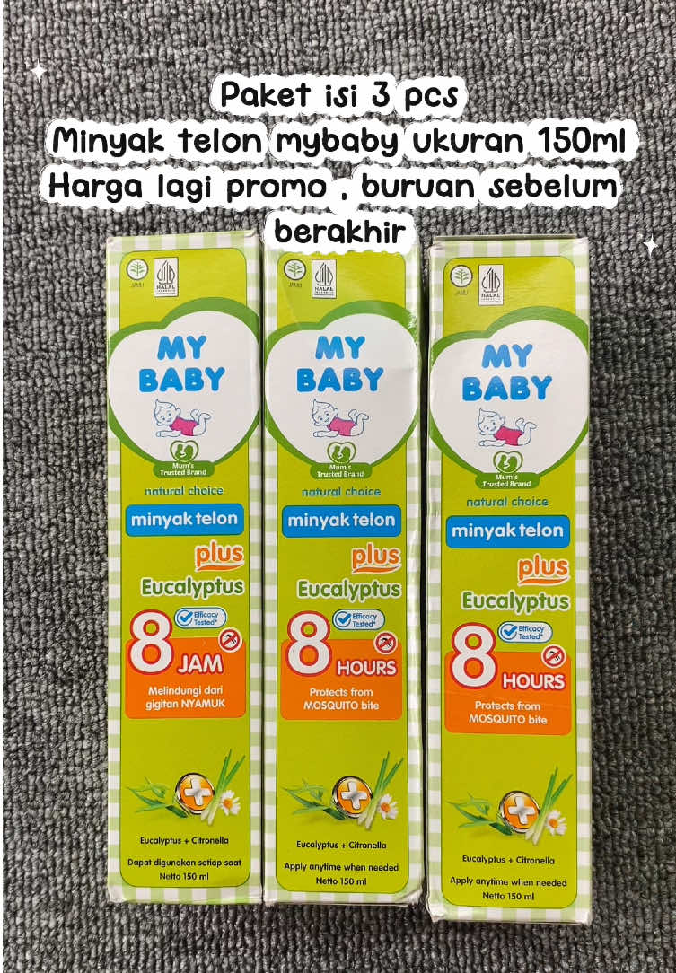 Minyak telon mybaby ukuran 150ml dapat 3 pcs , harga ambyar bun #minyaktelonmybaby #minyaktelon #minyaktelon #mybabyminyaktelon #fyp 