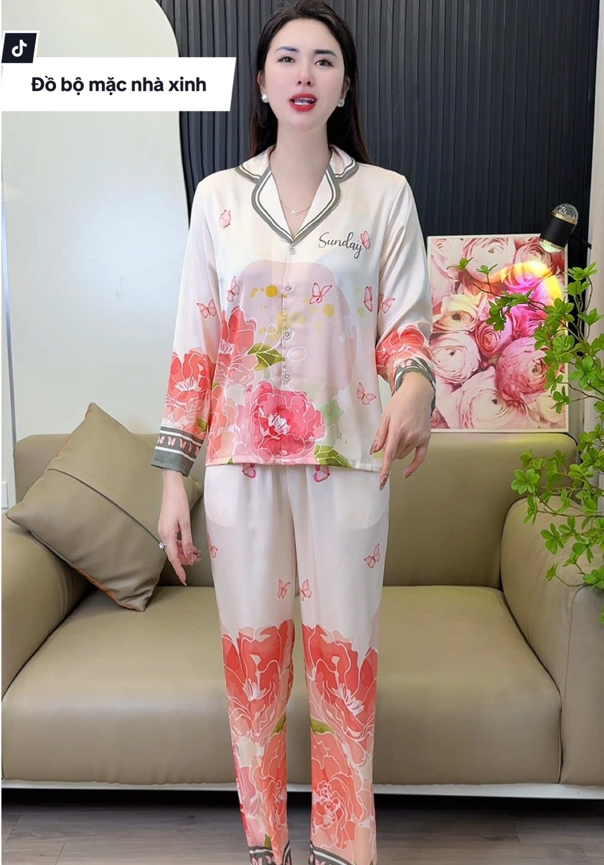 Set lụa latin mặc 4 mùa quanh năm đều được lun #thudongxudaily #setlua #dobo #dobomacnha #doboxinh 