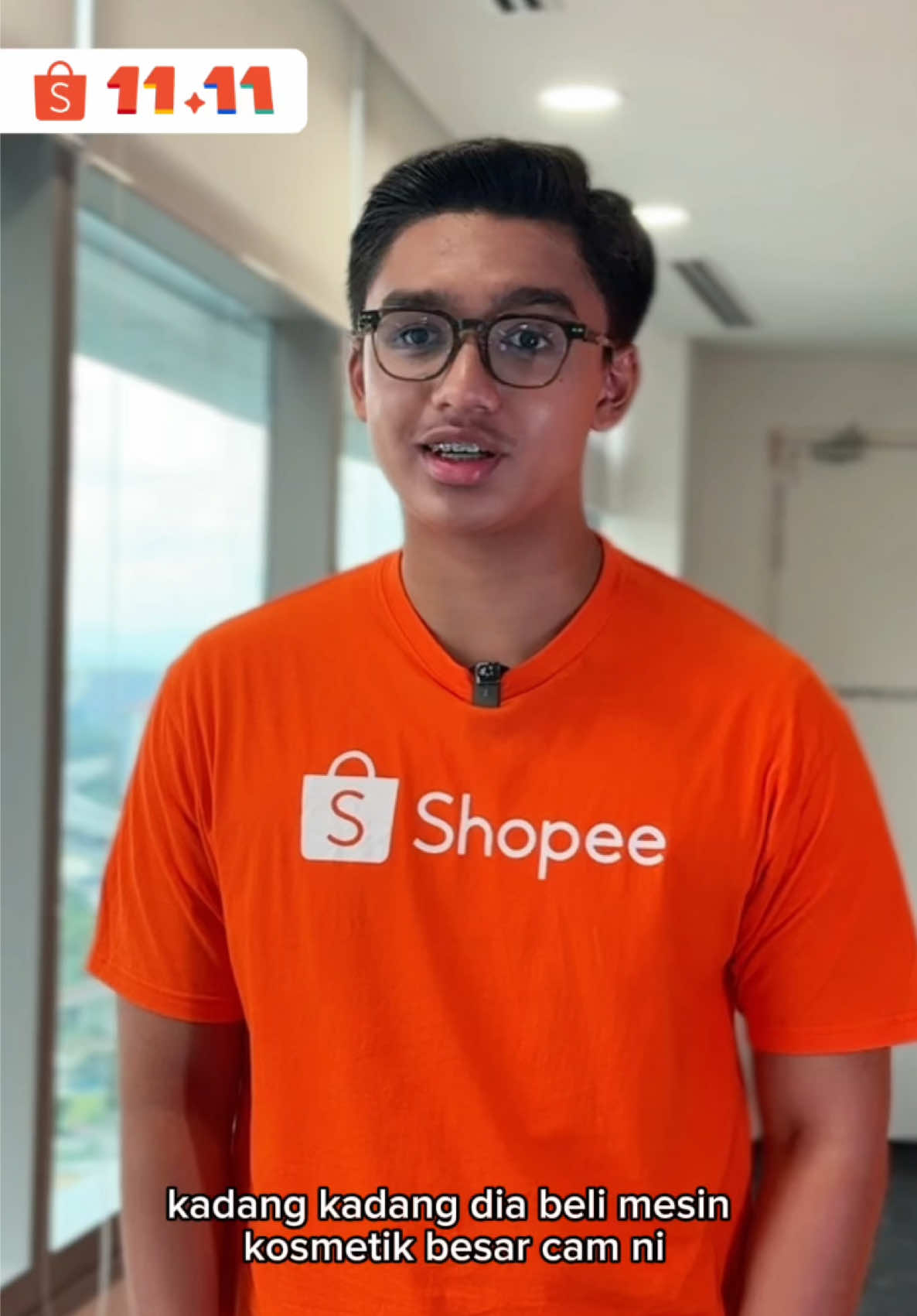 Alamak Ammayan bongkarkan rahsia siapa tu? 😝😂. Korang pon boleh shopping dengan bijak masa 11.11 Jualan Hebat!  #ShopeeMY1111 #ShopeeLagiMurah #ShopeeLagiCepat