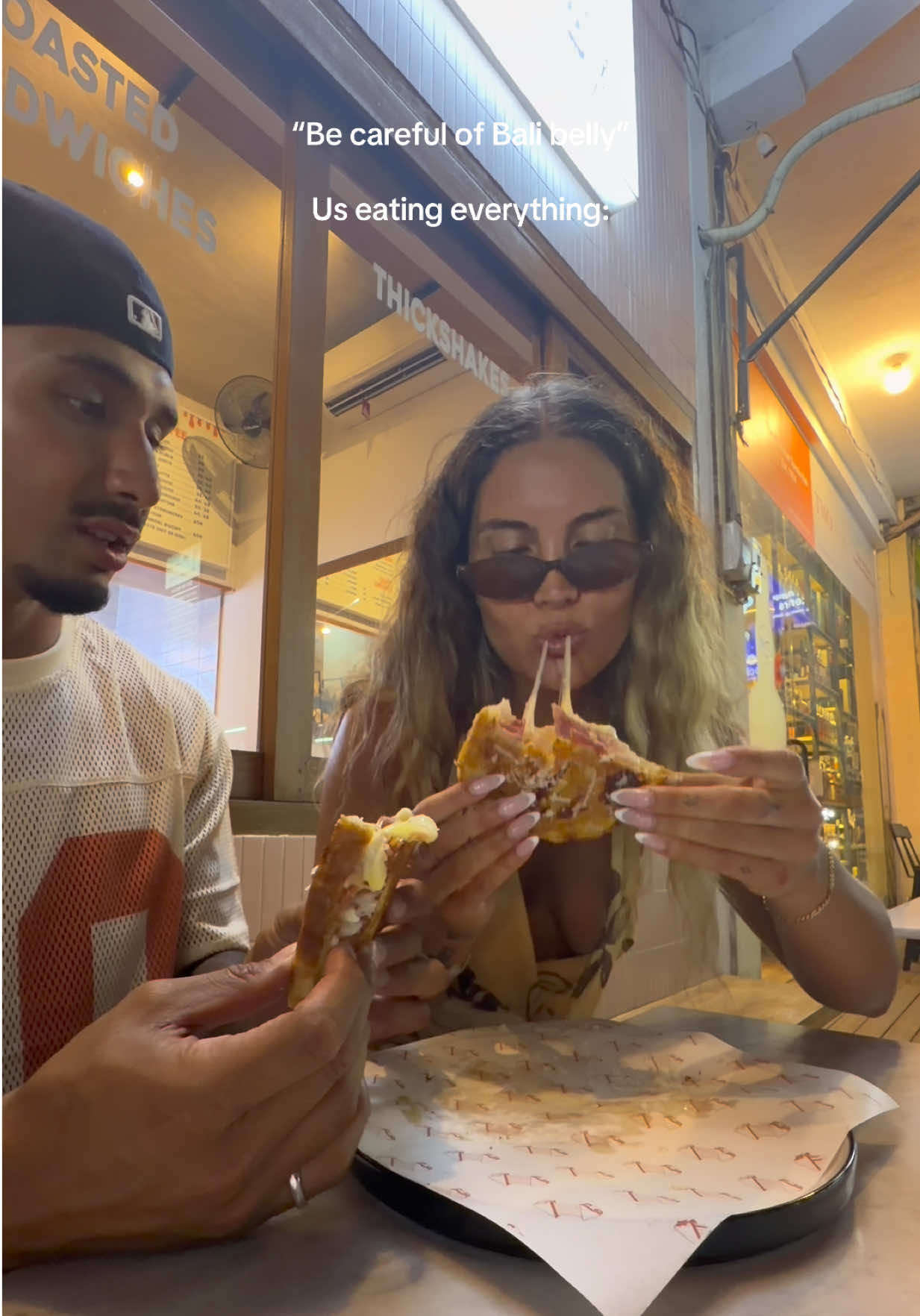 Bali belly is scared of us #fyp #bali #canggu 