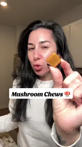 These 🍄 Mushroom Chews taste like butter toffee but boost focus, energy & immunity! 🧠✨ Grab them now on TikTok Shop! @The Genius Brand Shop #mushroom #lionsmane #tiktokshopcreatorpicks #reishi #brainfood  
