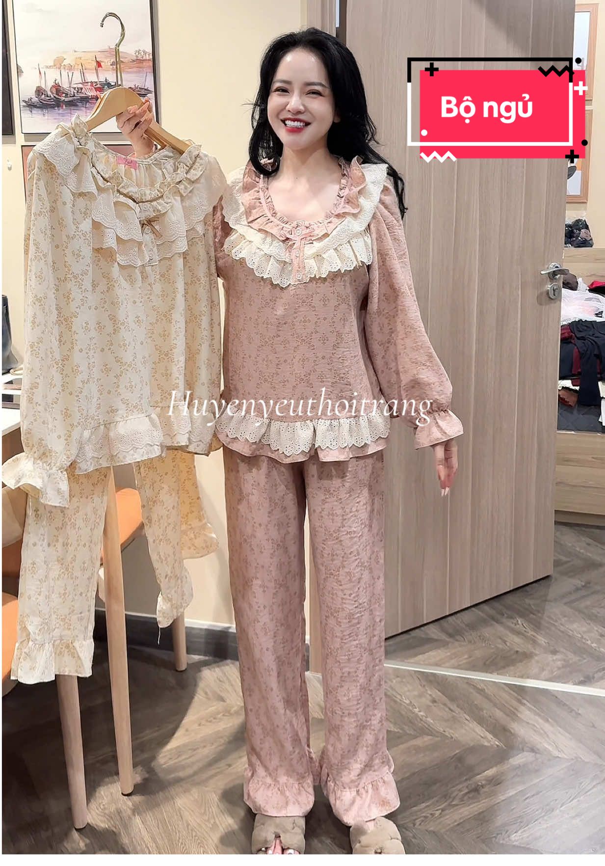 Bộ ngủ xinh #xuhuong #bongu 