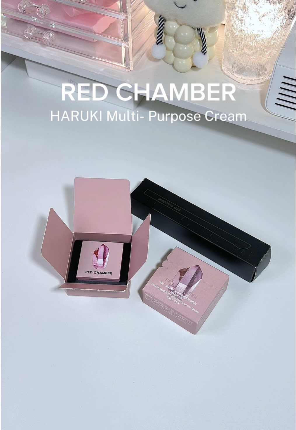 ฟินิชลุคได้แบบสวยตลึง ใช้ได้ทั้งตาแก้มปาก โทนสีดูแพง 🍒🫧 @RED CHAMBER TH #redchamber #redchamberharukimultipurposecream #บลัชออน #บลัชredchamber #รีวิวบิวตี้ 