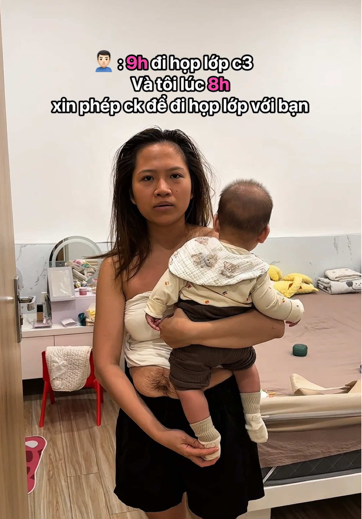 Phần 2: Đi họp lớp mặc như này đủ tử tế chưa 🫩 #haianhmebunca #mebimsua #nvnm #bdpun #viralrcv 