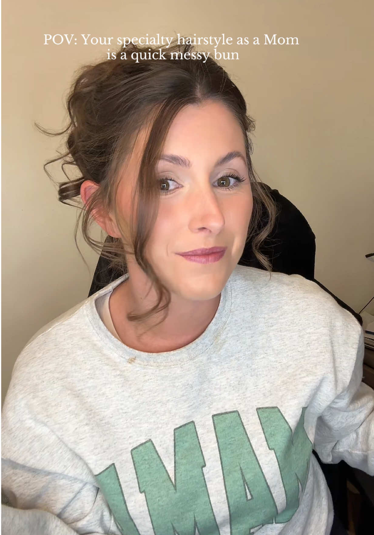 10 minutes 😅 #quickhairstyle #quickhairtutorial #momlife @TYMO BEAUTY US #tymocurlpro #messybun 