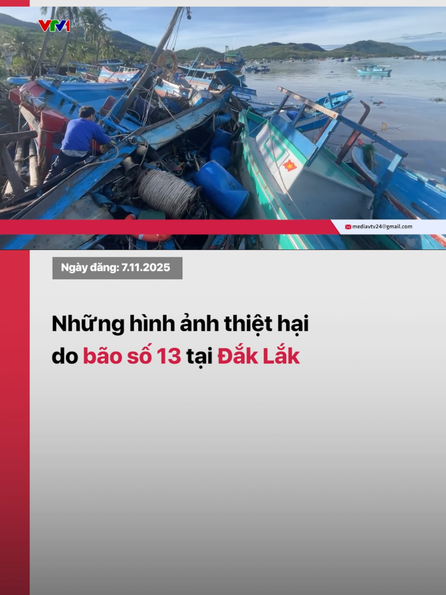 Người dân Đắk Lắk bàng hoàng trước những ngổn ngang do cơn bão số 13 gây ra. #tiktoknews #vtvdigital #vtv24 #baoso13 #kalmaegi #daklak