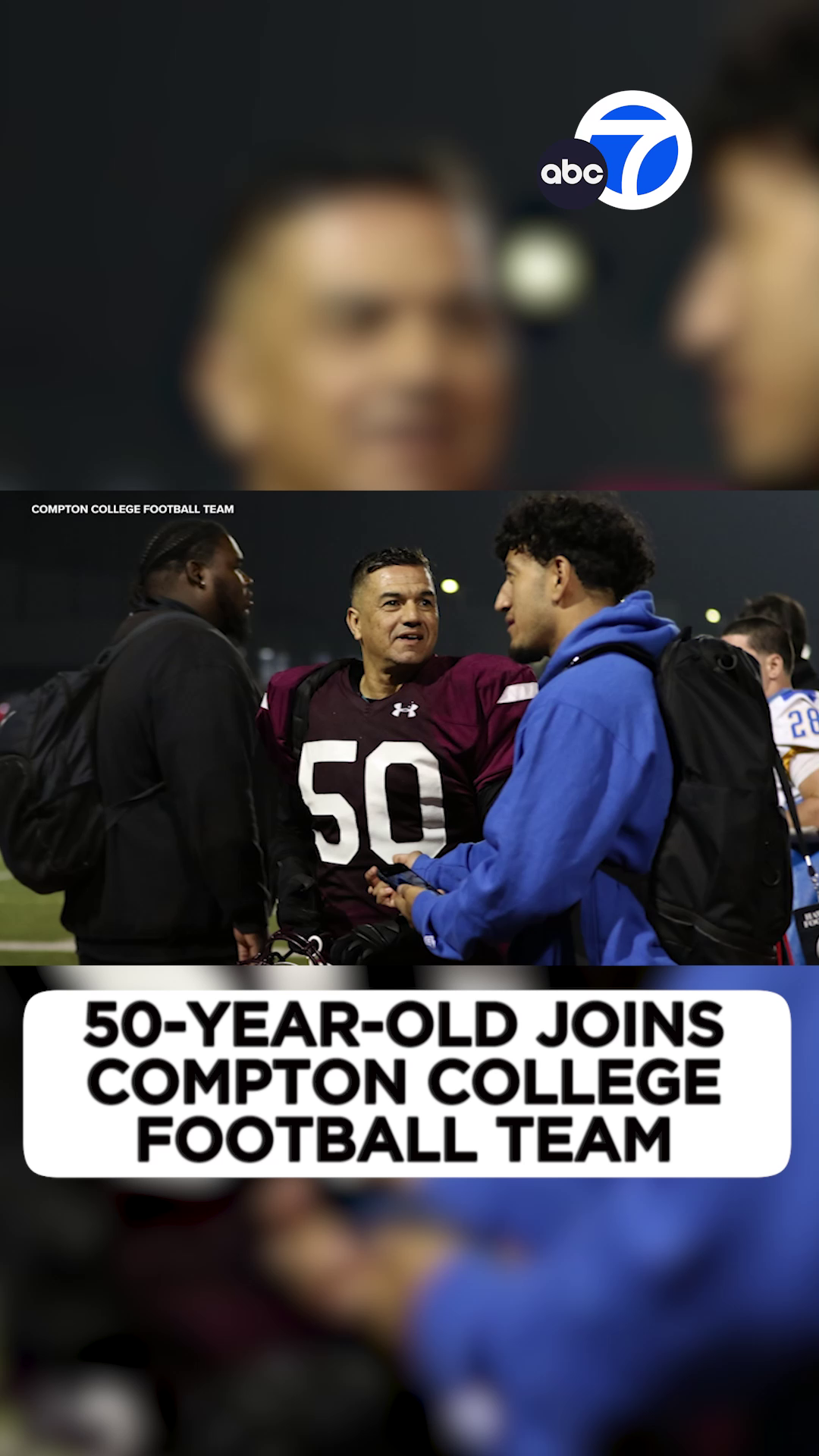 A 50-year-old #football player and student at #Compton #College is breaking the mold and showing it's never too late to pursue your dreams! 😤🏈👏