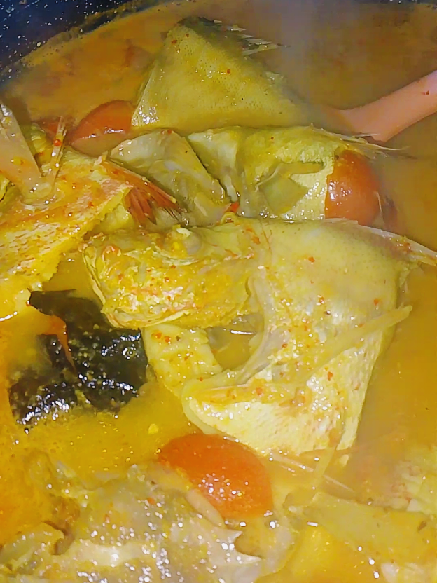1,,,2,,,,3 mari masak masaaaakkkk🤤🤤🤤 ikan kuah kuning 😍#viral #viraltiktok #viralvideo #masakanrumahan   #masakansimple 