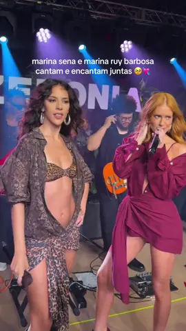marina sena e marina ruy barbosa catando juntas 💘