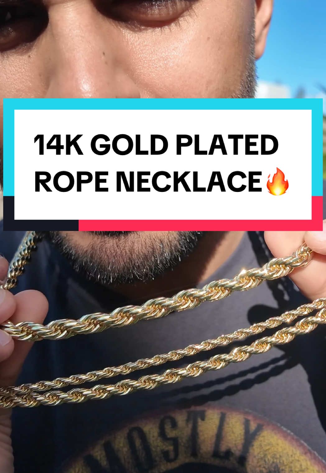 Pick up the necklace, which goes with every outfit!!! #14k #necklace #jewelry #giftsforhim #foryoupage 