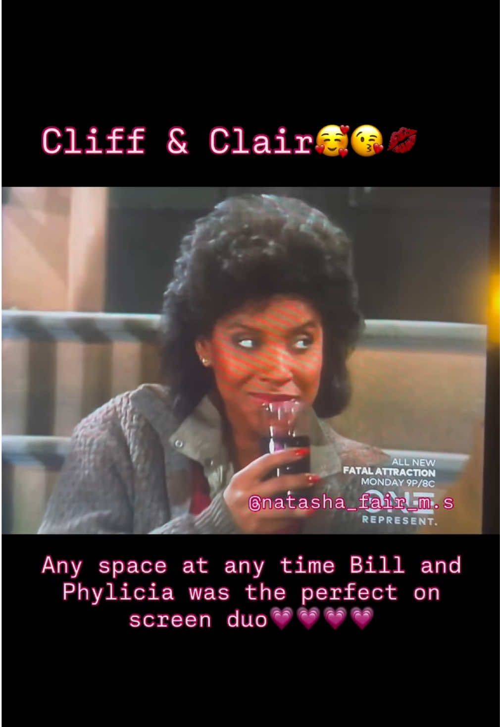 EP Staff: @natasha_fair_m.s  Any space at any time Bill and Phylicia was the perfect on screen duo💗💗💗💗 #phyliciarashad #fyp #clairehuxtable #phyliciarashād #clairehuxtable 