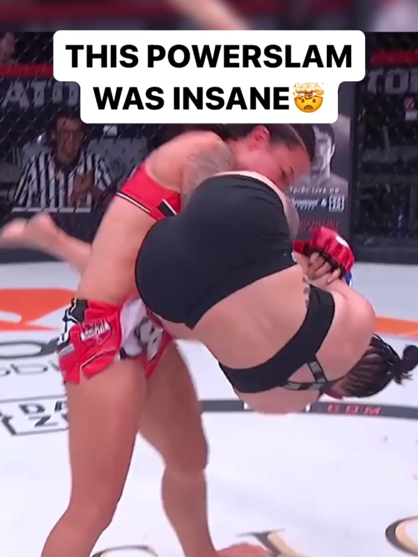 SLAM CITY from Arlene Blencowe 💥😮‍💨 #PFL #Bellator #highlight #ko #knockout #mma #slam